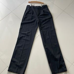 bershka straight leg work pants.